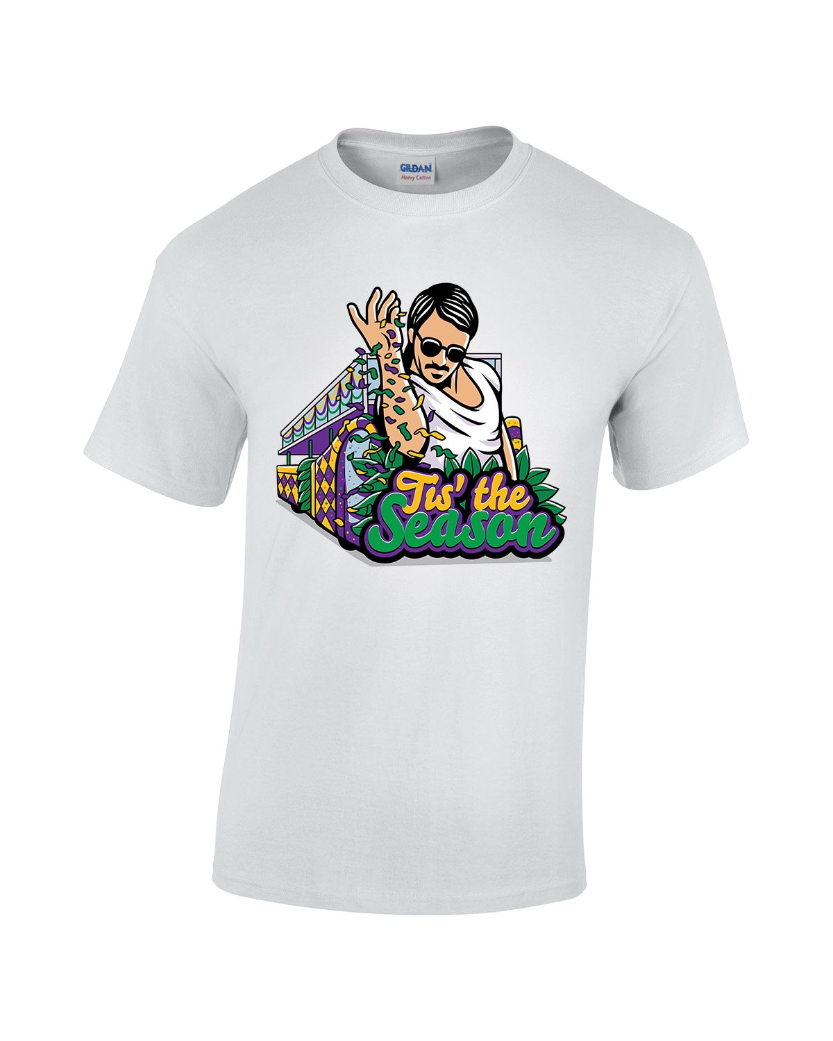 Tis' the Season Mardi Gras T-shirt Package- 72 Pieces (3.99/piece)